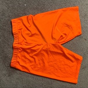 Neon Orange Biker Short
